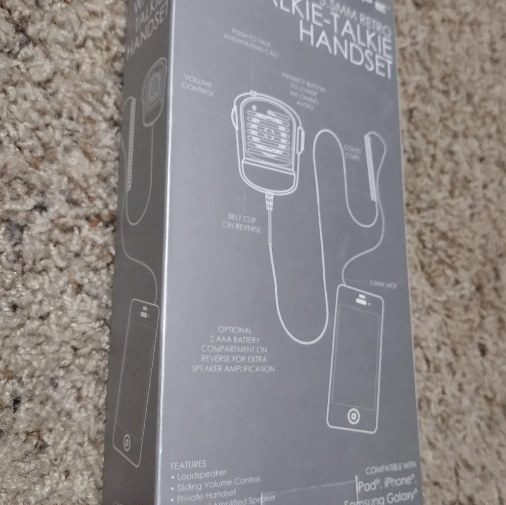 🆕️Hype 3.5mm Retro Walkie_Talkie Handset